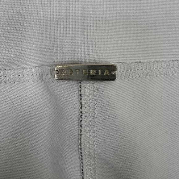 ASTERIA Zig Zag Leggings Women's Size XS White Power Mesh Inserts Made in USA - Picture 10 of 11